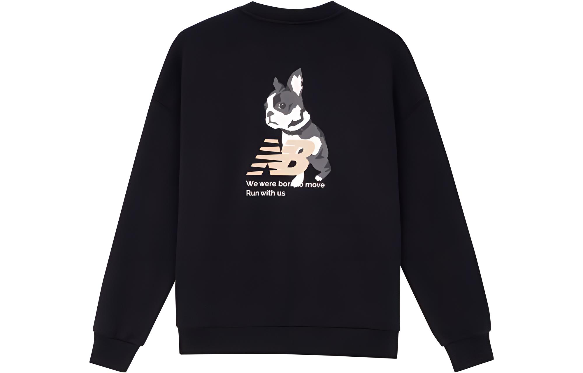 New Balance Sweatshirt Women s Black AWT33335-BK XS