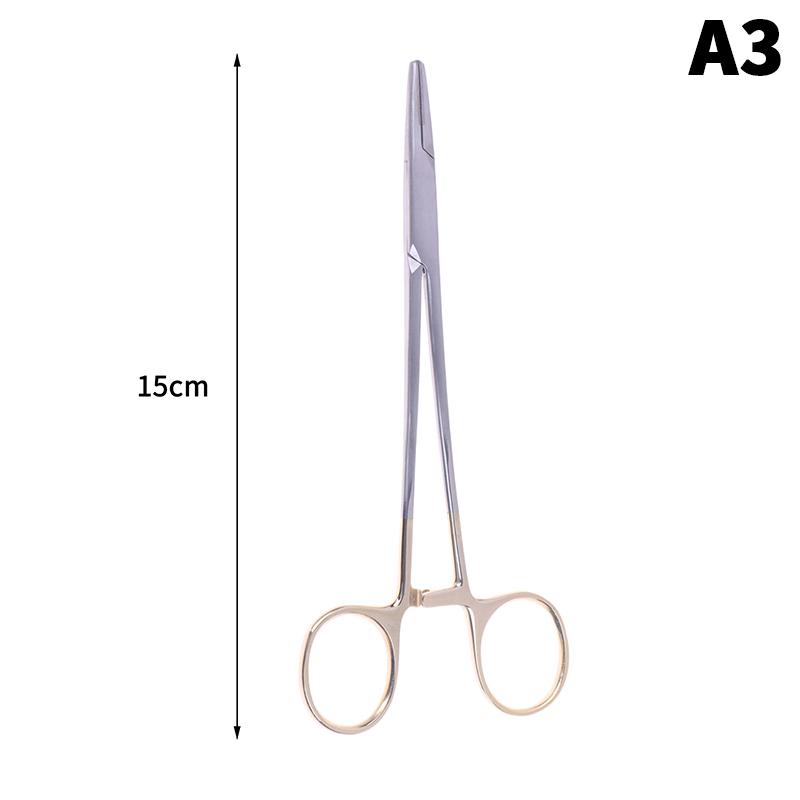 Needle Holder Pliers Mosquito Tweezer Gold Dental Surgical Instrument For Dental Forcep 12.5Cm/14Cm/15Cm/16Cm Oral Instruments