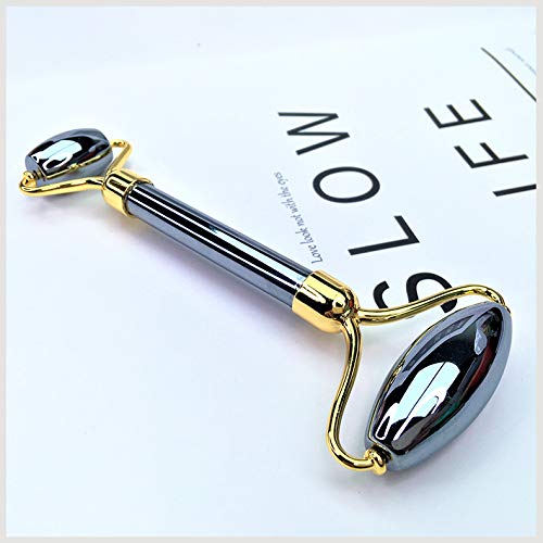 Lady Lazy Terahertz Mineral Face Roller, Stick, Power Stone, Portable, Gua Sha, with Outer Box, 140mm