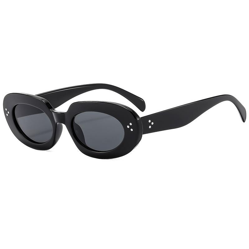 Sunglasses Personalized Large Box Trendy Korean Style Men And Women Thin Sunshade Sunglasses Anti-Uv400