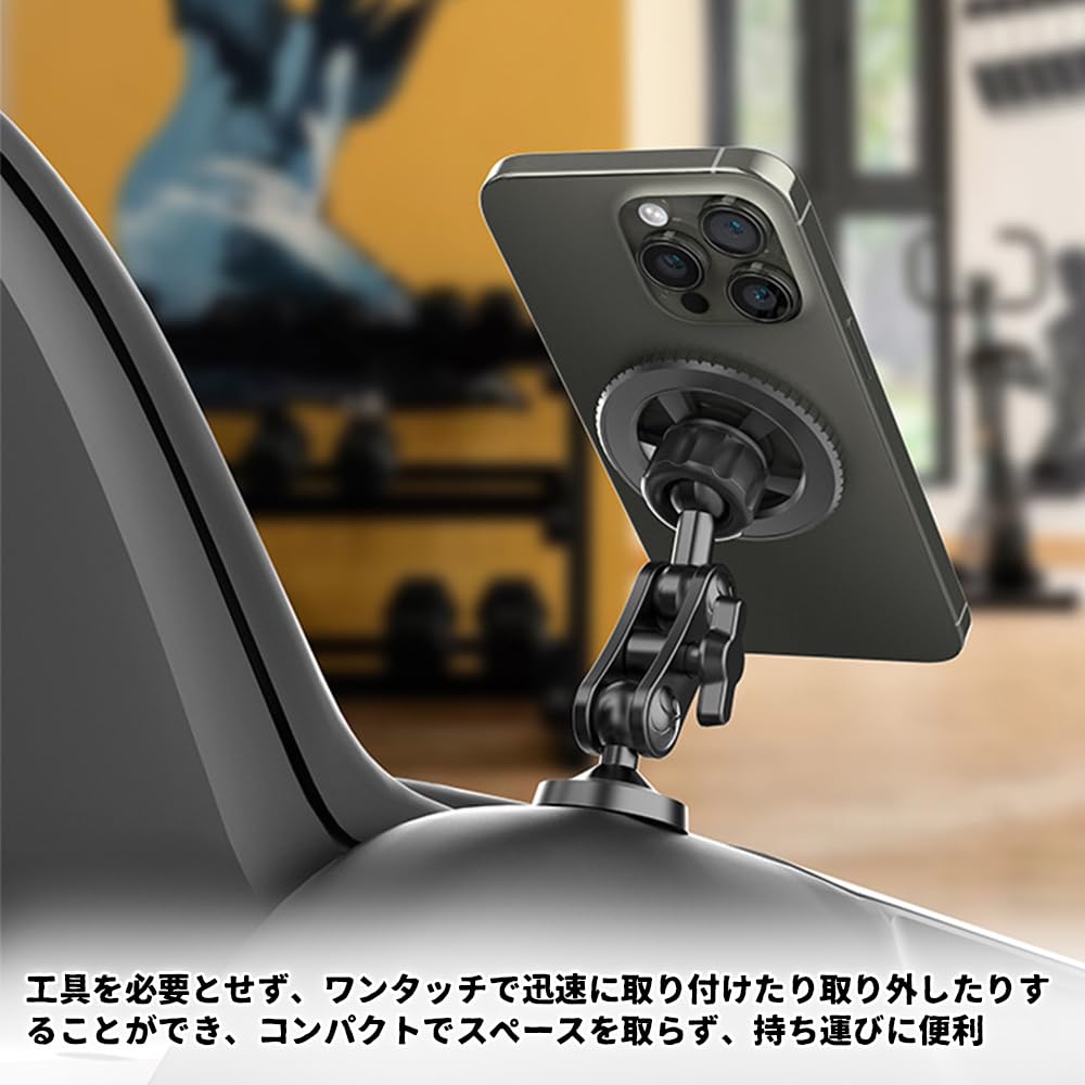 CYBRIDGE Car Ball Mount 17mm Ball Mount Aluminum Alloy Heavy