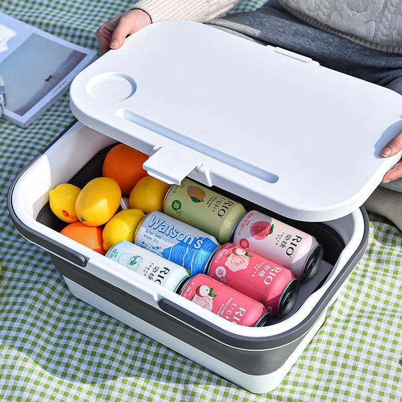AILID Folding Portable Outdoor Picnic Storage Box