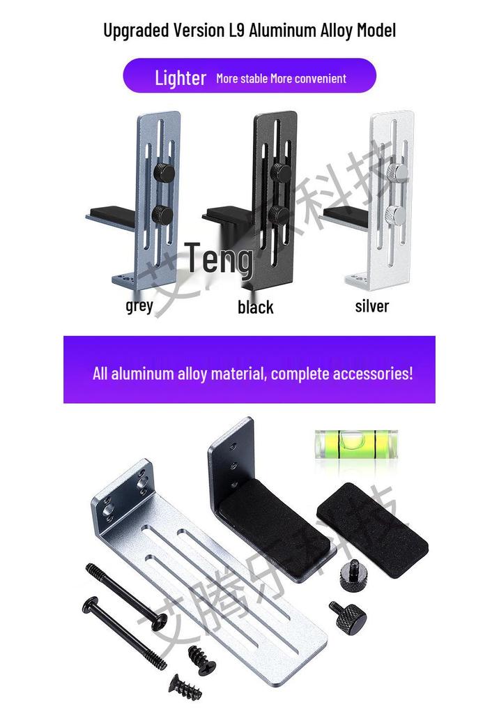 Aviation Aluminum Graphics Card Bracket - Reinforced Metal Frame (40605090)