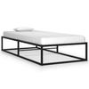 VidaXL Bed Frames Black Metal 90x200 Cm