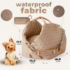 M-Modern-Dog Car Seat-For Small Dogs-Multifunctional Travel Carrier& Booster, Washable Design Fits Front& Back Seats, Includes B