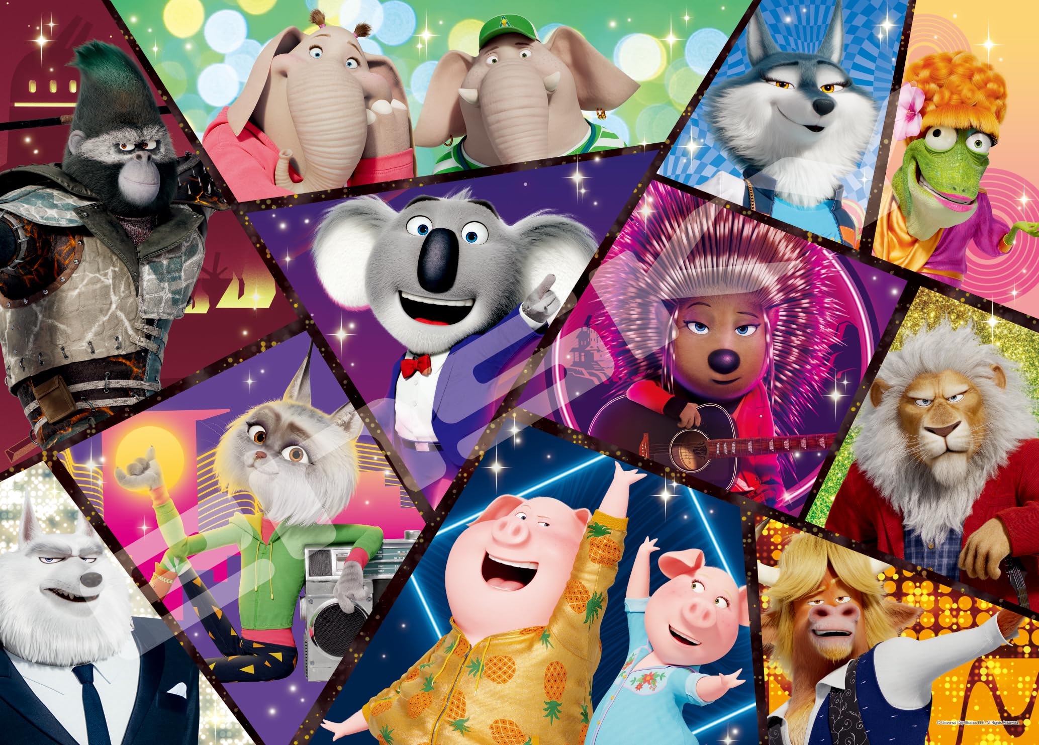 

ENSKY SING: Next Stage The Greatest Show Jigsaw Puzzle, 500 Pieces, 53x38x5cm, Paper, 500-505