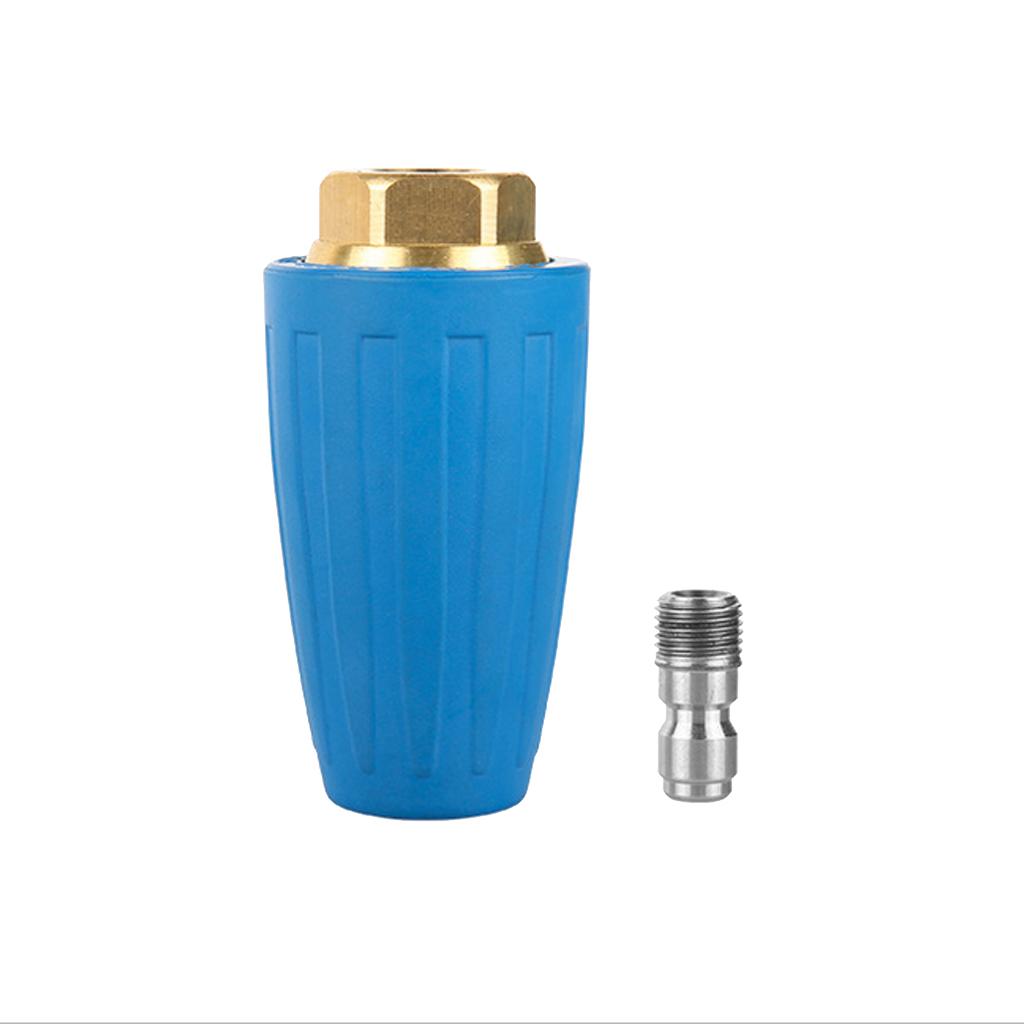 2.5/3.0/4.0 GPM High Pressure Washer Rotating Turbo Nozzle 3600 PSI with 1/4" schnelle - 040