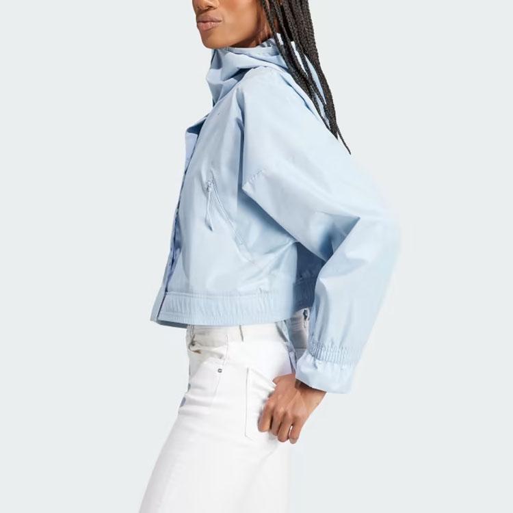 Adidas City Escape Full-Zip Hoodie Women Hoodies Light-Blue HZ2875