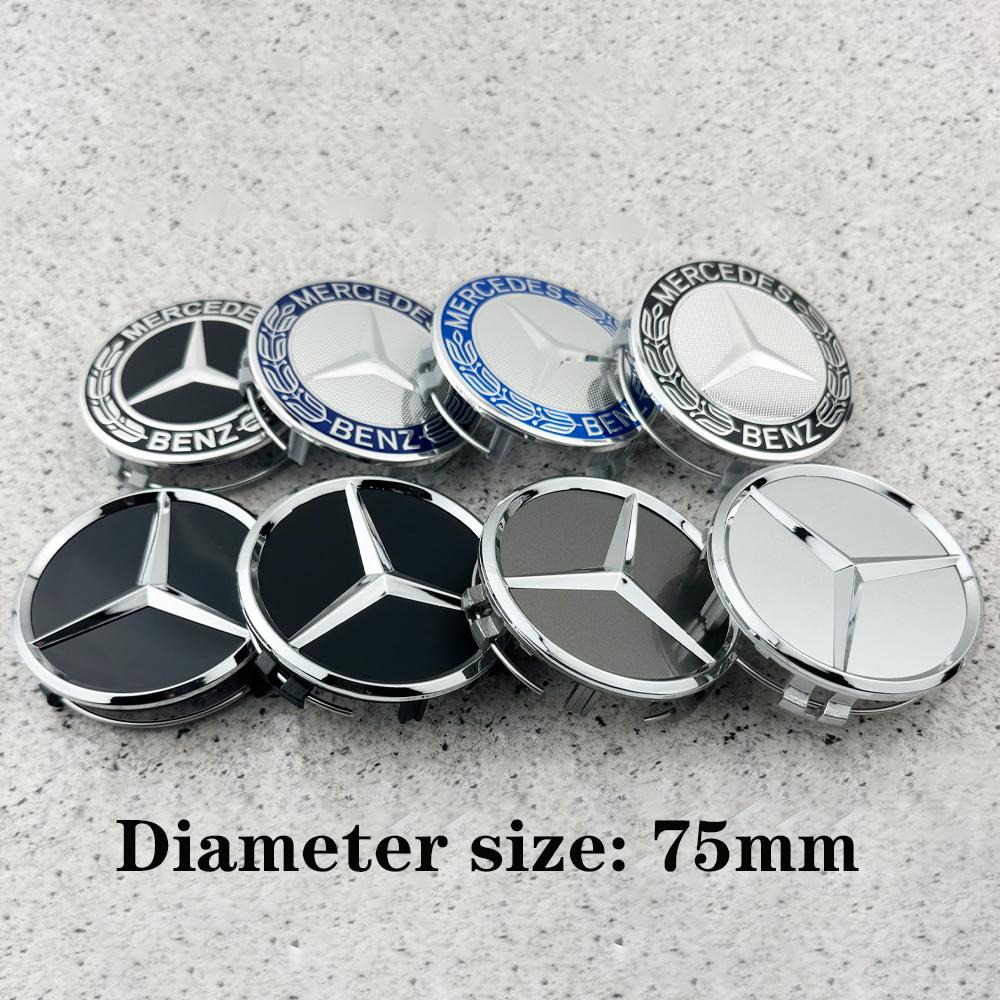 20pcs 75MM Car Wheel Center Hub Caps Covers For Mercedes Benz A B C S Class AMG GLA CLA GLC W176 W221 W204 W205 Accessories
