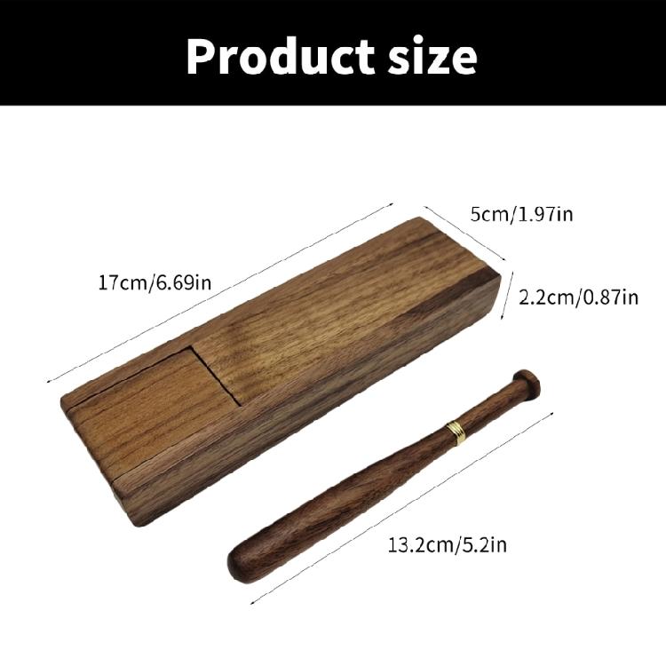 Gift Pen Set Baseball Ballpoint Pen Set Wood Baseball Bat Pen Stationery Pen Snooth Writing Pen for School Office