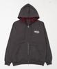 WEGO Check Zip Size Sumikuro Men's Hoodie, M,
