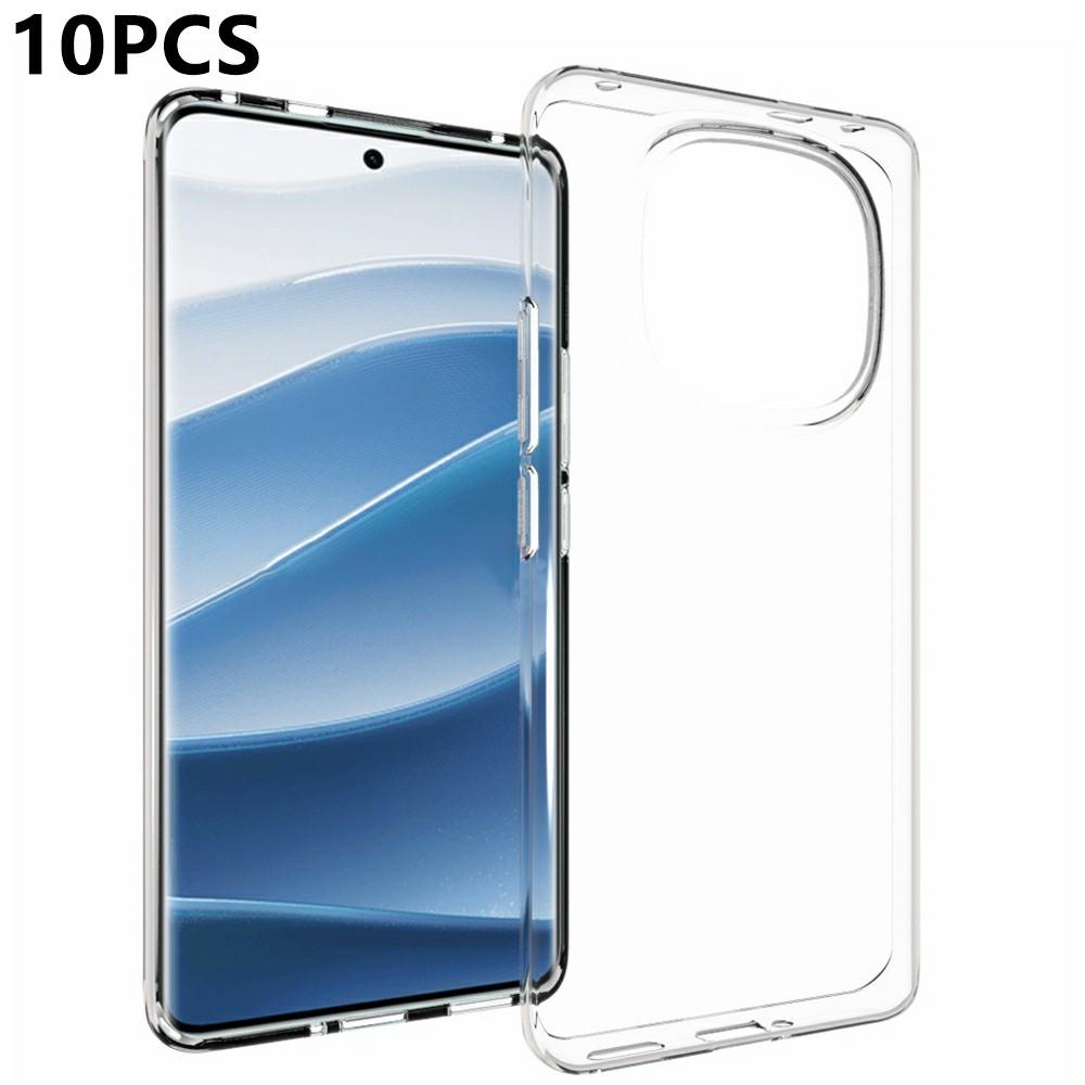 

10 шт./упак. для Xiaomi Redmi Note 14 Pro+ 5G чехол без водяных знаков TPU защитный прозрачный чехол для телефона A