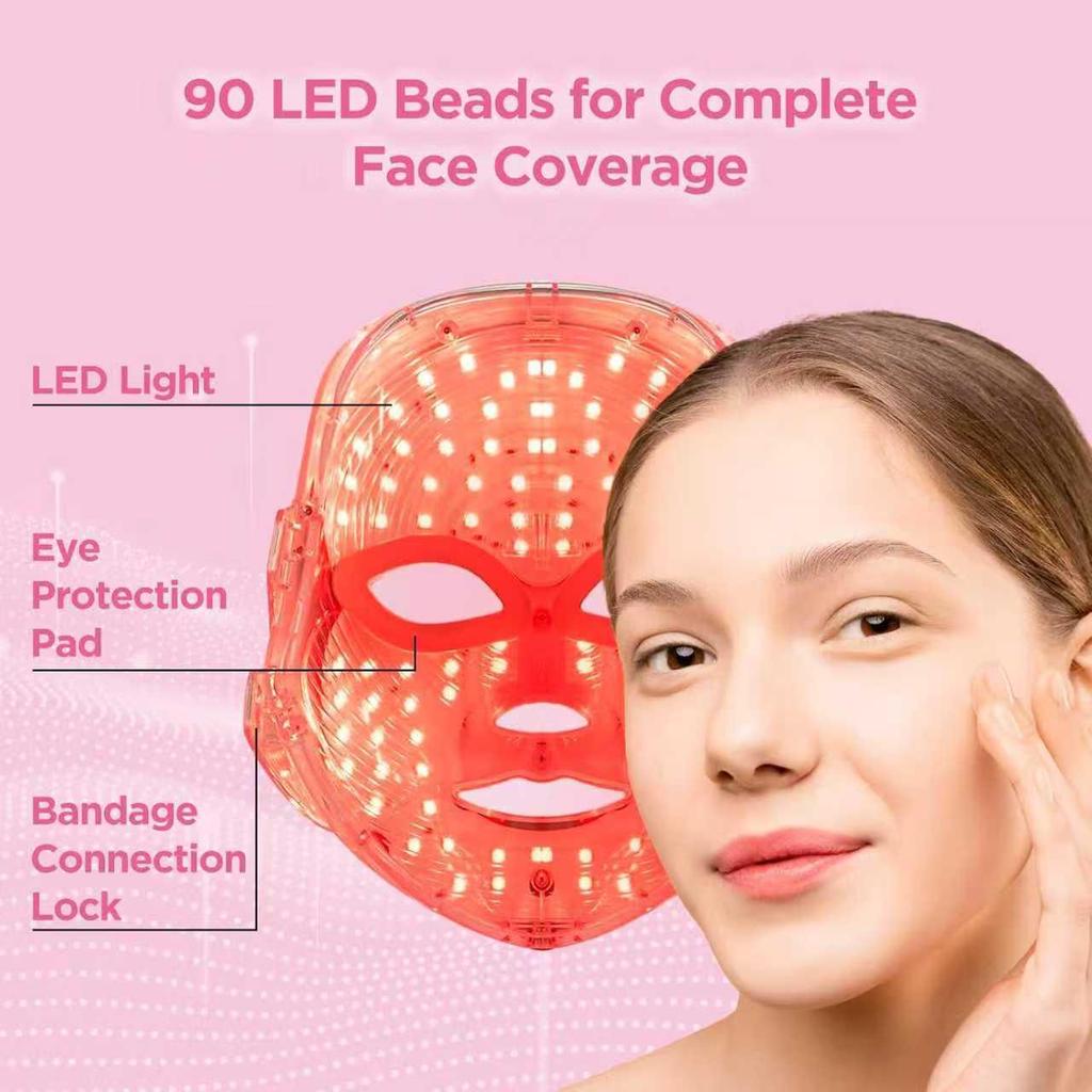 7-Color LED Beauty Mask: Home Photorejuvenation Red Light Therapy Device