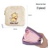 Cute Bear Sanitary Pad Storage Bag - Portable Oxford Cloth Period Bag for Girls