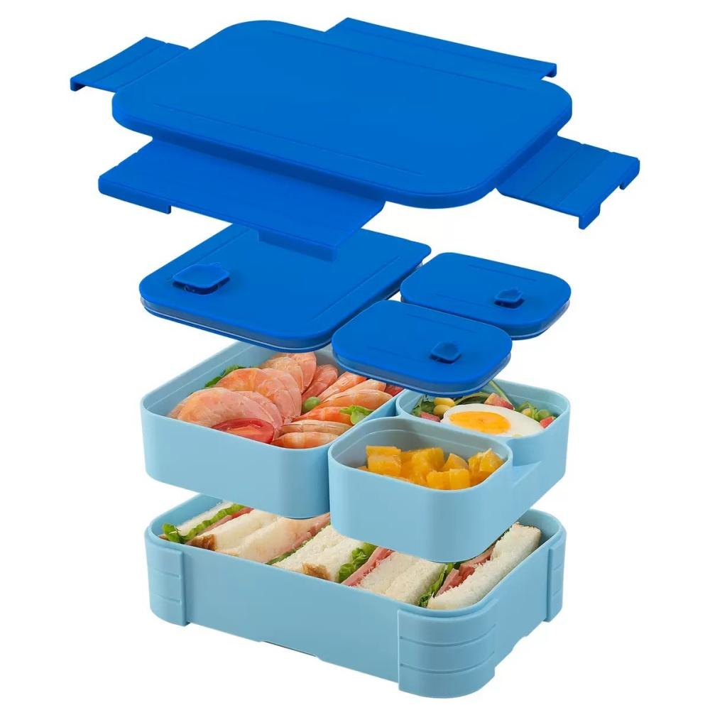 Lunch Box Leak Proof Bpa-free Bento Lunch Box for Multi-compartment Meal Planning Container for Work