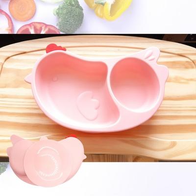 [Constanti] Domestic Kkoko Mini Suction Silicone Baby Food Tray, Pink, 1 Piece, Popular Korean Parenting Items