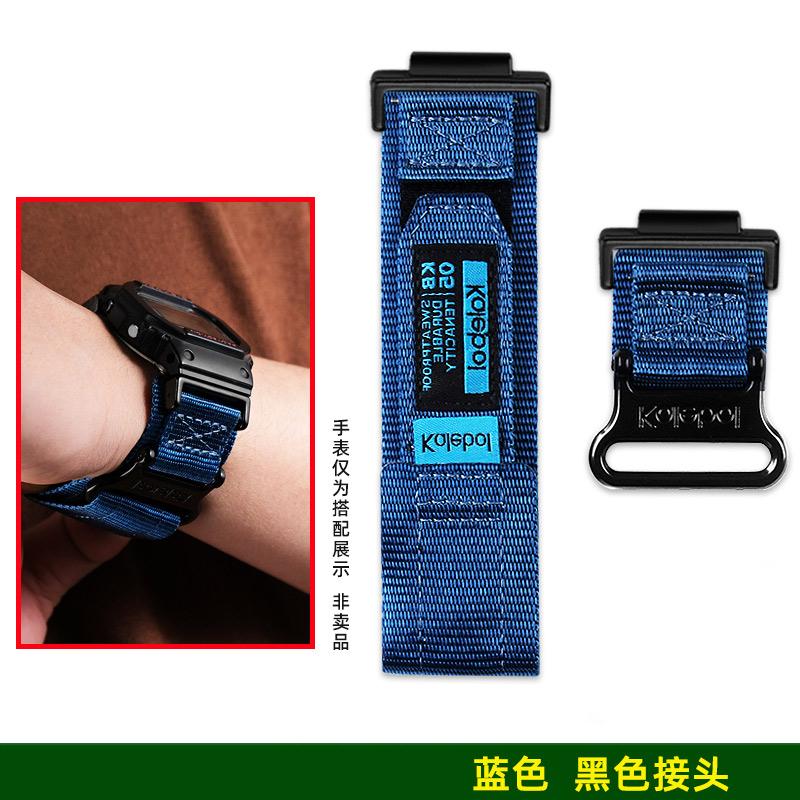 DW5600 GW-M5610 DW-6900 GW-B5600 Nylon Canvas Strap For Casio GA2100 GM2100 Modified Watch Band Men's Outdoor Sports Wristband