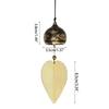 Japanese Leaf Wind Chimes Decors Car Pendants Garden Decorations for Outdoor
