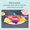 7-hole Food Grade Colorful Plastic Covered Ice Cream Mold Used for DIY Ice Cream Sticks Ice Hockey Sticks and Ice Cream Molds