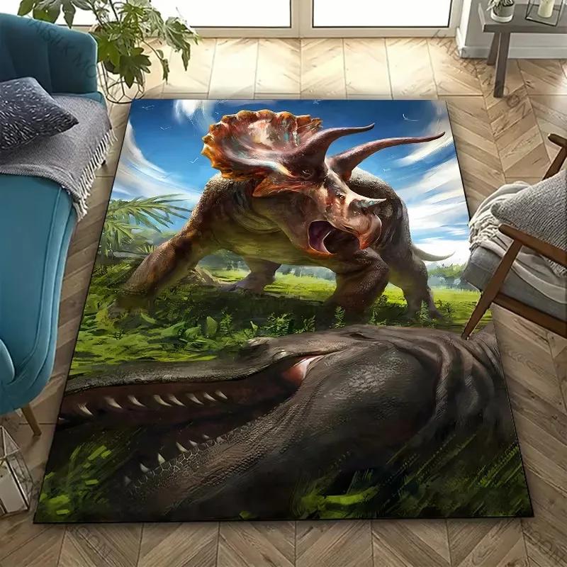 

Dinosaur Fossil Theme Carpet Is Suitable for Children s Room Bedroom Living Room Office Durable Non-slip Large Area Mat Soft Rug 40x60cm