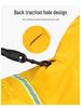 Large Dog Hooded Raincoat with Reflective Strips - Waterproof and Windproof
