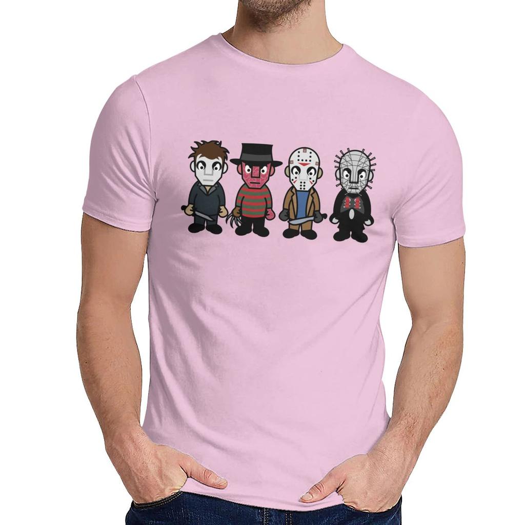 Custom Horror Movie Serial Killers Horror Movie Serial Killers T Shirt Man Hipster Cotton Clothes O