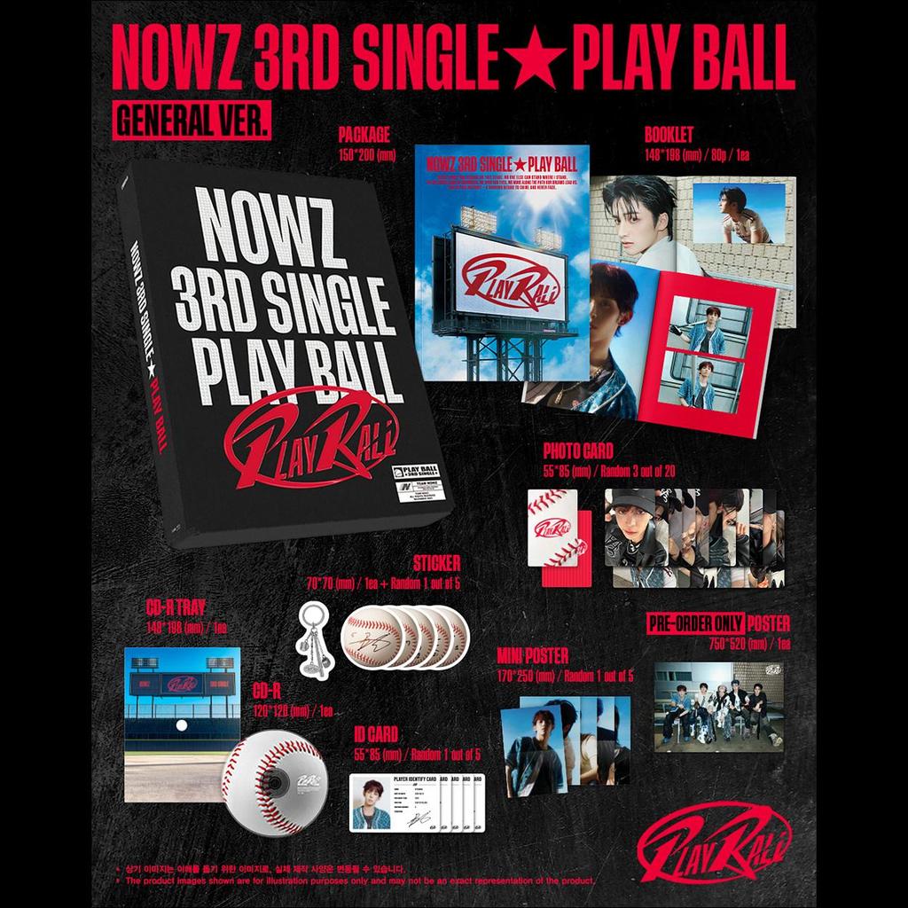 NOWZ [Play Ball] 3. Album Singlowy (WERSJA OGÓLNA.) + Darmowy prezent