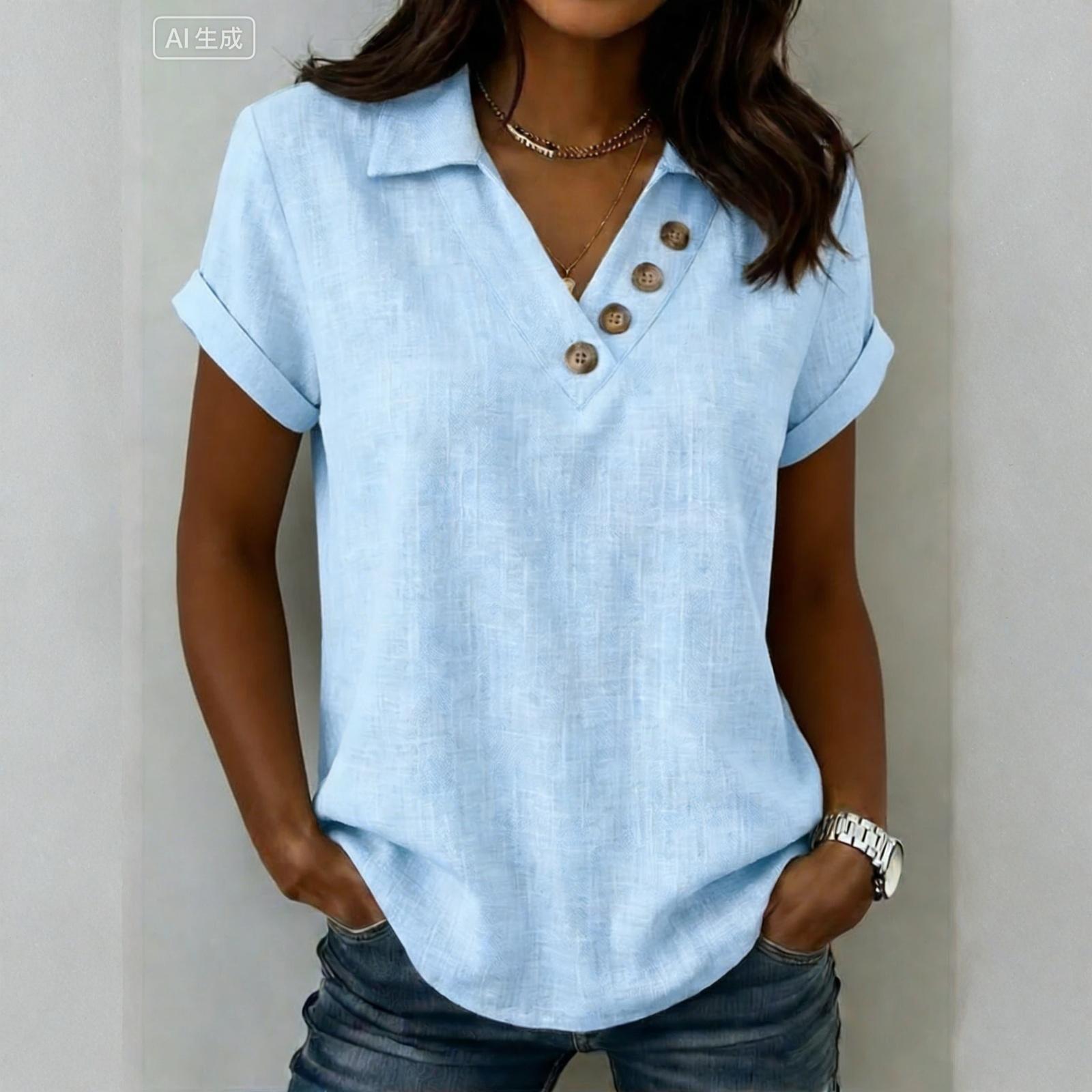 

Women s Blouse Fashionable and Casual T-shirt Top XL