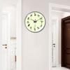 Bird Theme Wall Clock, Glow In The Dark Accessories, Decor for Bathroom, Farmhouse, Office,
