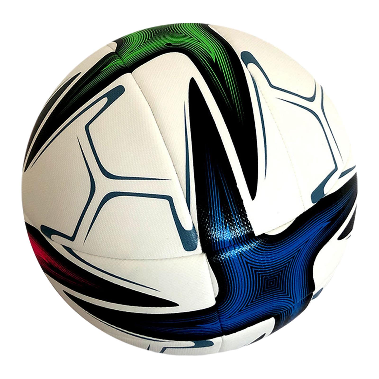 

Soccer Ball Size 5 Soccer Training Equipment PU Leather Durable Football for