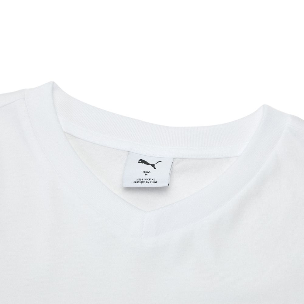 Puma Ess Small Logo Comfortable V-Neck Fashion Pullover Short Sleeve T-Shirt Men Tops 692999-02
