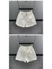 ZZ Women's Plus Size Candy Color Elastic Waist Loose A-Line Shorts
