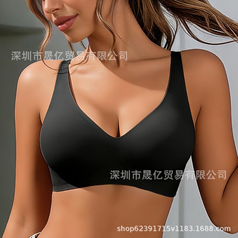 Soutien-gorge push-up sans couture respirant pour femme, sans armature, avec effet push-up, pour un usage quotidien