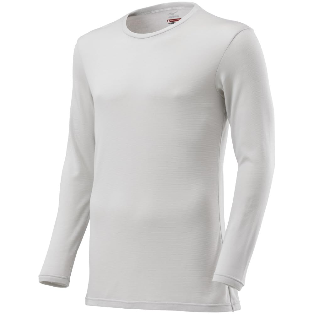 Mizuno Breath Thermo a Innerwear for Everyday Crew Neck Vapor LL Underwear, Medium-weight, Soft, Heat-generating Wear. Long-sleeve Shirt, C2JAA621,