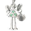 Christmas Tree Alloy Hanging Decoration Girl Love Heart Snowman Reindeer Shape Hanging Ornament Friends Family Neighbors Holiday Gift