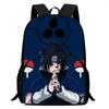 NARUTO Anime Children Rucksack Spacious Multi Compartment Wear Resistant School Daily Backpack for Boys Girls 6-10 Years Old