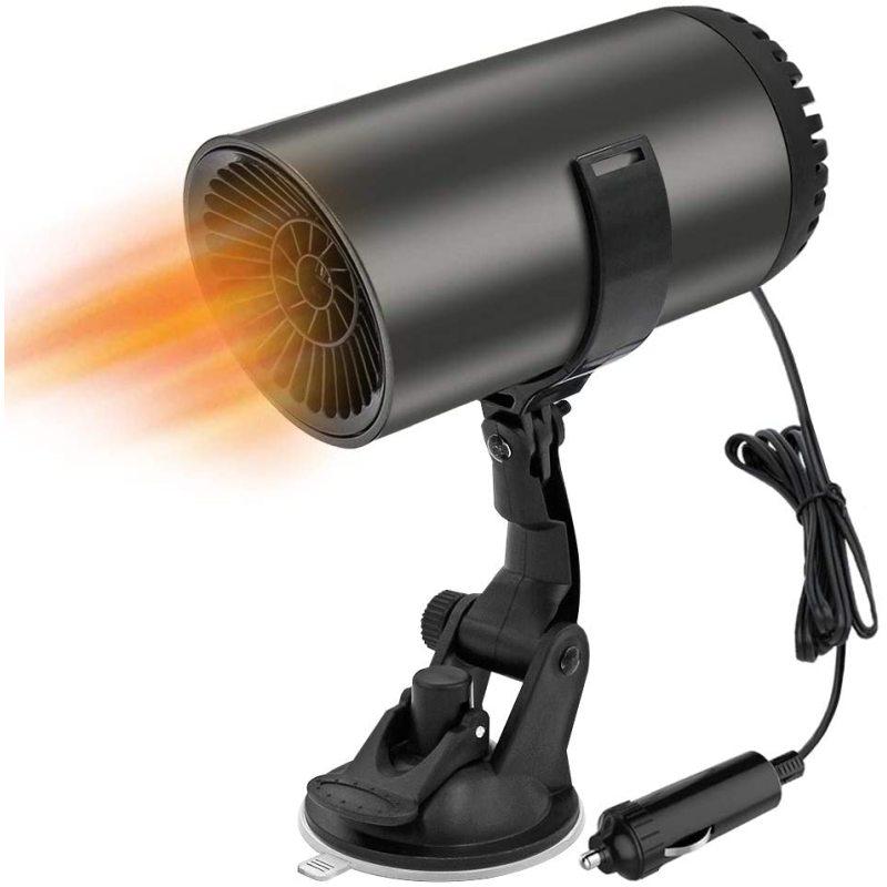 Portable Car Windshield Heater Defroster Defogger Heater and Cooler Fan 12V
