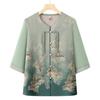 Chinese Style Summer Shirt for Elderly Women: 2026 New Fashion