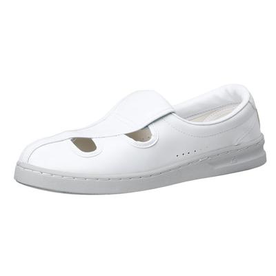 Calçado de trabalho eletrostático unissex para sala limpa Elepas M102 Branco [Midori Anzen] 27,0 cm