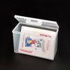 Card Storage Box Transparent Plastic Box Game Card Storage Box ID Card Business Card Storage Box