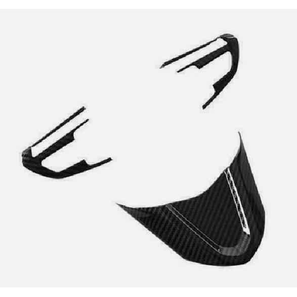 For Cadillac CT5 -25 ABS Carbon Fiber Steering Wheel Button Frame Cover Trim