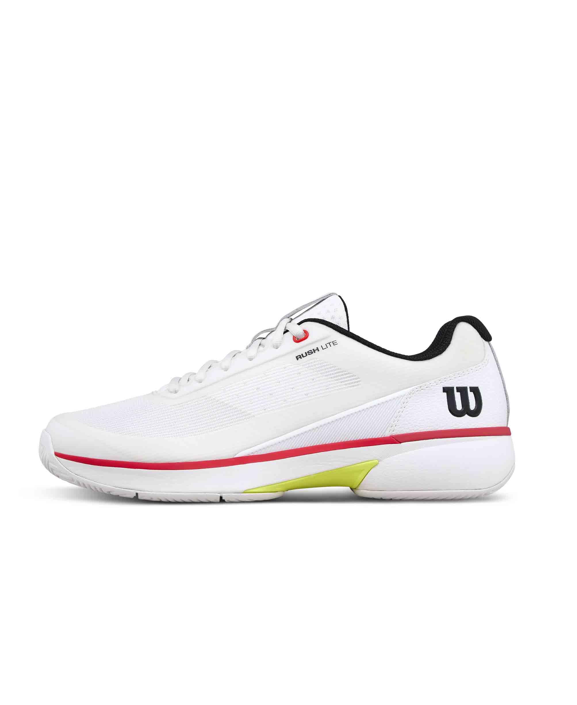 Теннисные кроссовки RUSH LITE см [Wilson] Мужские 5.0 (Rush Lite) Белый/Черный/Инфракрасный 25,0
