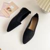 Fashion Slip on Loafers Breathable Stretch Ballet Shallow Flats Women Soft Bottom Pointed Toe Boat Shoes plus size 2025