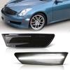 LED Sequential Turn Signal Side Marker Lamps for Nissan Skyline 350GT Infiniti G35 2D Coupe 03-07 Blinker DRL Indicator Lights
