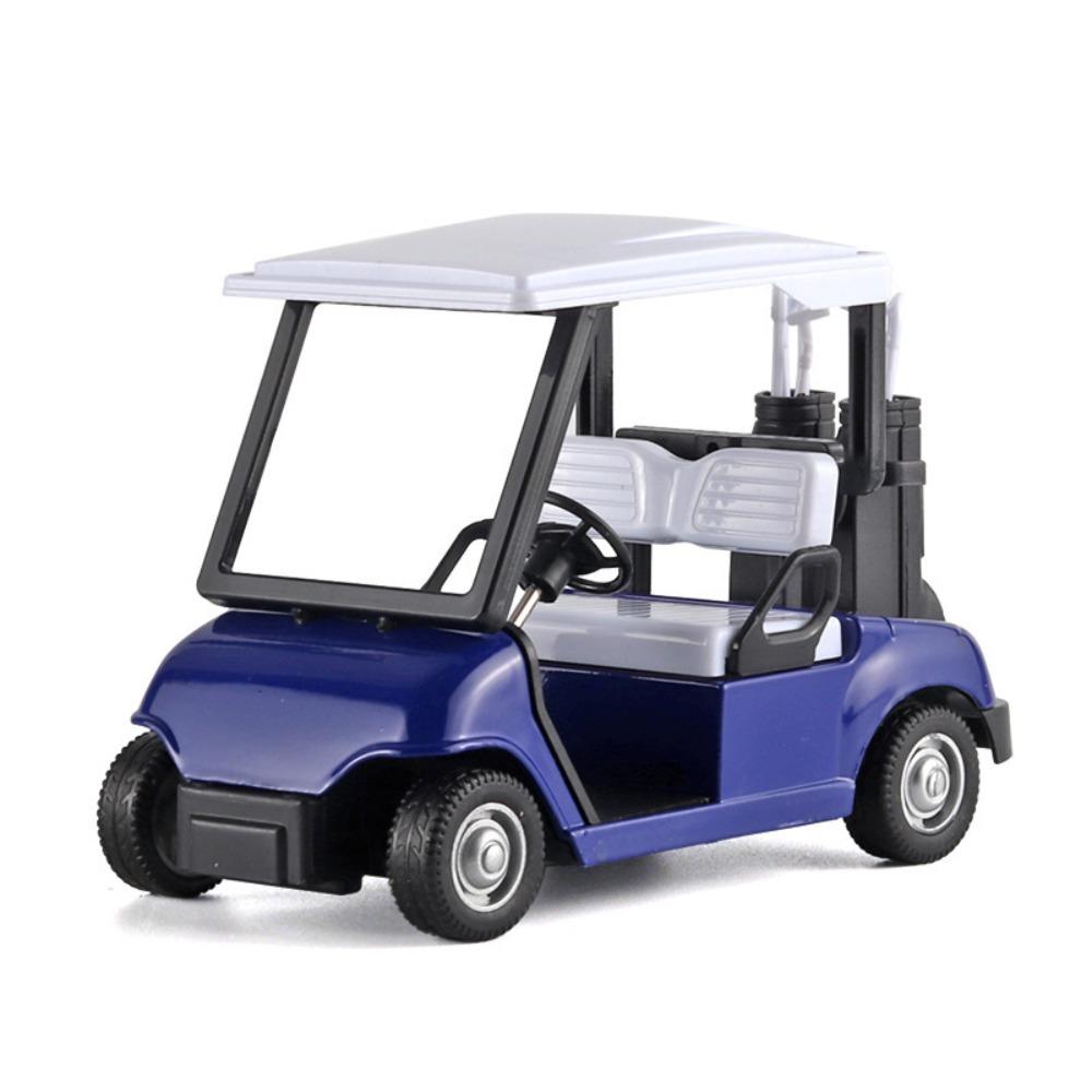 Pull-Back Golf Cart Model Simulation Golf Cart Vehicles Toy Miniature Golf Cart  Children Gift