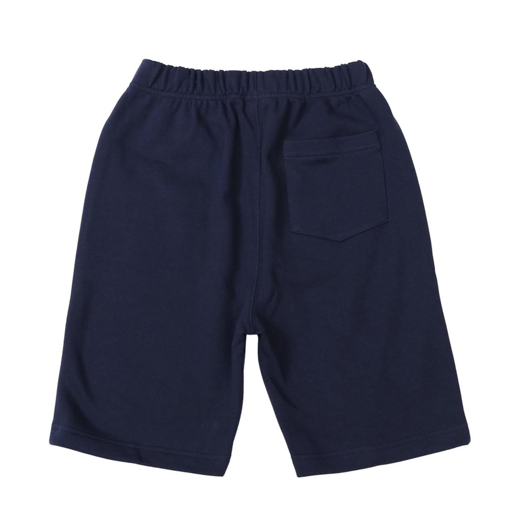 Champion Cotton Sweat Shorts with Slash Pockets On Both Kids' 100% Sides, Basic, Navy, CK-Z501