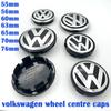 Cup Holders Accessories 4pc 56mm 60mm Car Wheel Center Hub Cap Badge Rim Cover Emblem For Volkswagen VW Polo Tiguan Golf Jetta B