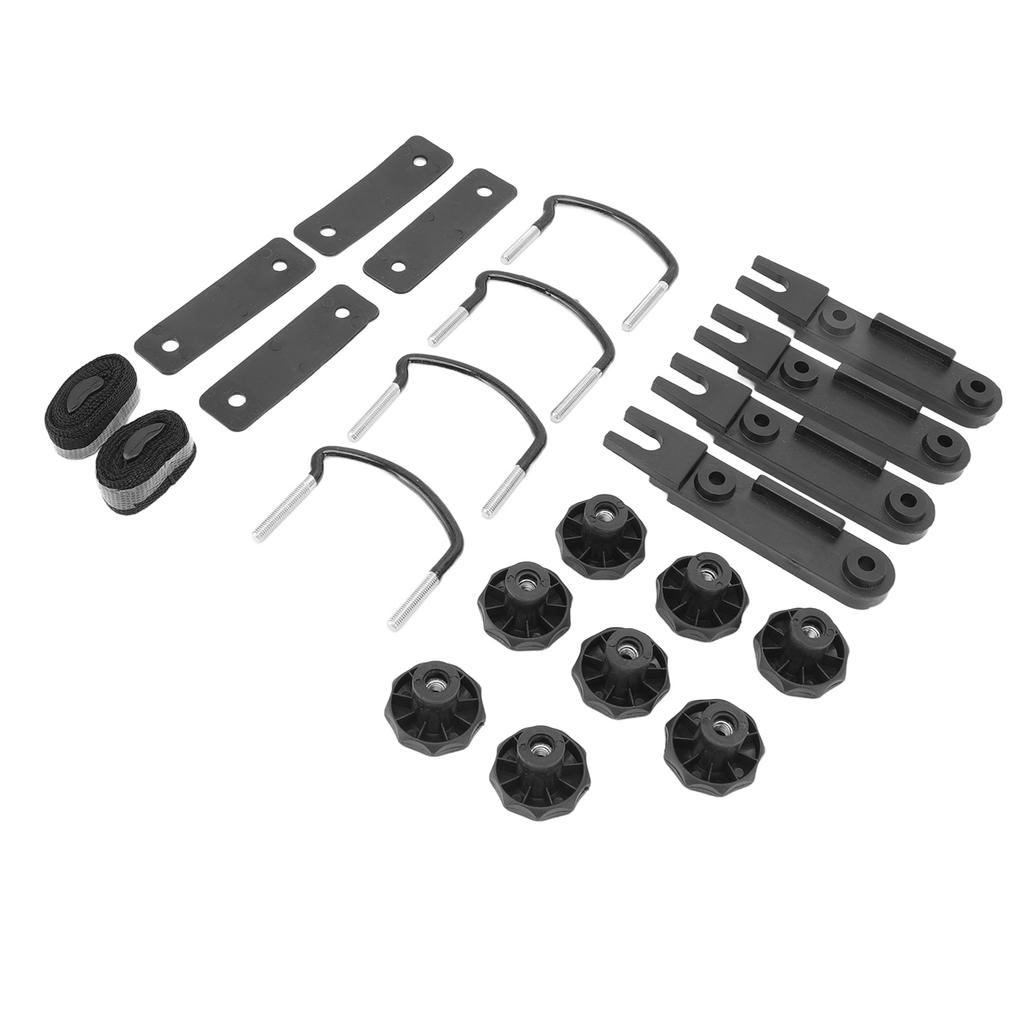 Universal Roof Mounting Fitting Kit U Screws Locknut Rubber Gasket Small Light Roof Luggage