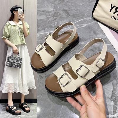 Sandales à semelles épaisses et souples, nouvelle mode décontractée pour l'été