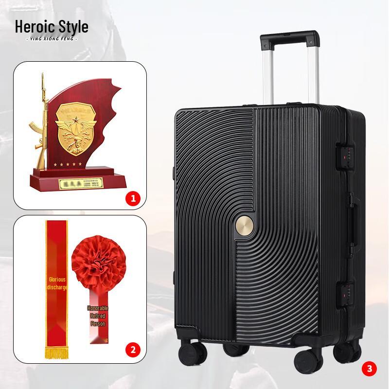 Veteran Commemorative Gift Set with Luggage and Keepsakes
